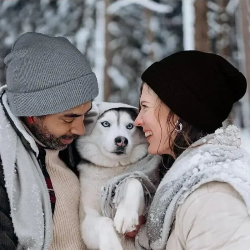 Bonnet d’hiver doublé en satin de soie